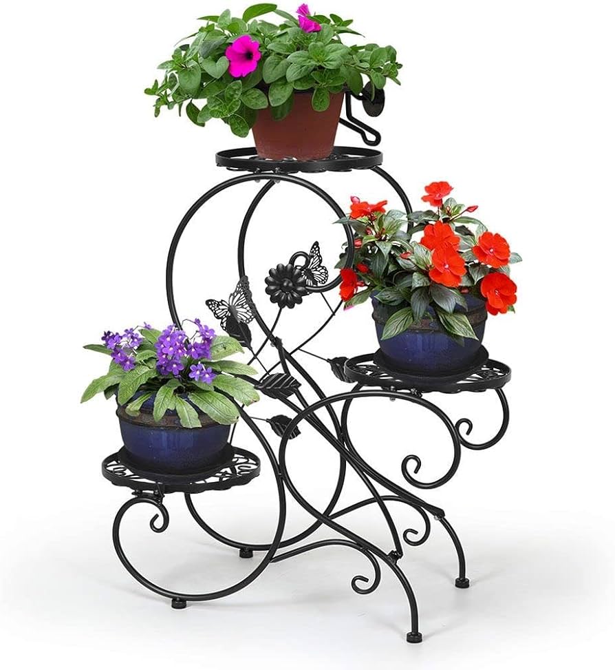 Amazon.co.jp: HLC フラワースタンド S型 プランタースタンド アイビー